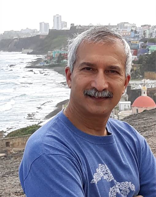Dr. Bopi Biddanda in Puerto Rico for the 2019 ASLO Ocean Sciences Conference